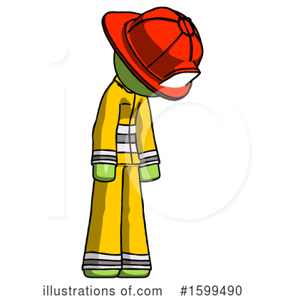 Royalty-Free (RF) Green Design Mascot Clipart Illustration by Leo Blanchette - Stock Sample #1599490