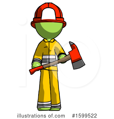 Royalty-Free (RF) Green Design Mascot Clipart Illustration by Leo Blanchette - Stock Sample #1599522
