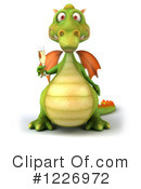 Green Dragon Clipart #1226972 by Julos