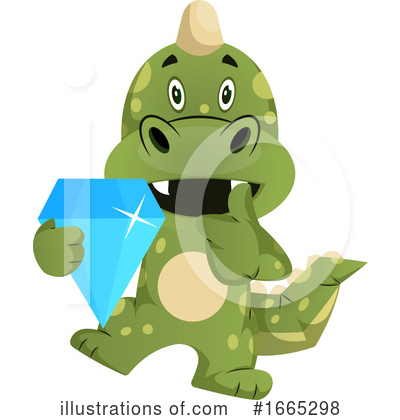 Royalty-Free (RF) Green Dragon Clipart Illustration by Morphart Creations - Stock Sample #1665298