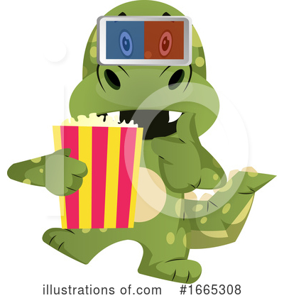 Royalty-Free (RF) Green Dragon Clipart Illustration by Morphart Creations - Stock Sample #1665308