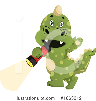 Royalty-Free (RF) Green Dragon Clipart Illustration by Morphart Creations - Stock Sample #1665312