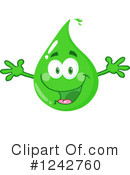 Green Droplet Clipart #1242760 by Hit Toon