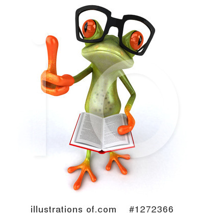 Royalty-Free (RF) Green Frog Clipart Illustration by Julos - Stock Sample #1272366