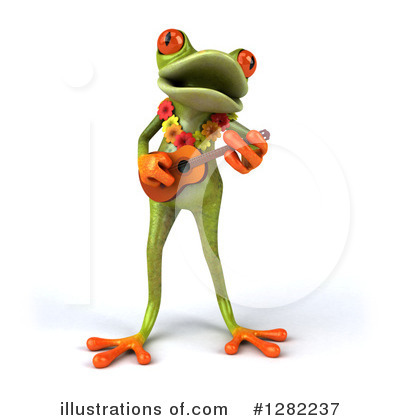 Royalty-Free (RF) Green Frog Clipart Illustration by Julos - Stock Sample #1282237