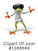 Green Frog Clipart #1288684 by Julos
