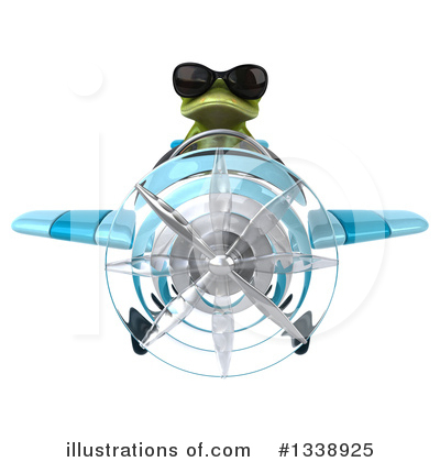 Royalty-Free (RF) Green Frog Clipart Illustration by Julos - Stock Sample #1338925