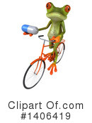 Green Frog Clipart #1406419 by Julos