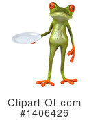 Green Frog Clipart #1406426 by Julos