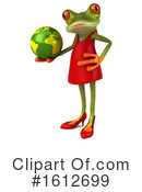 Green Frog Clipart #1612699 by Julos