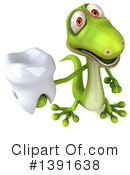 Green Gecko Clipart #1391638 by Julos