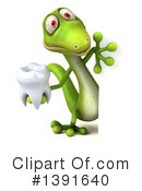 Green Gecko Clipart #1391640 by Julos