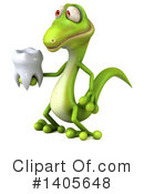 Green Gecko Clipart #1405648 by Julos