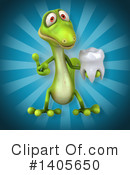 Green Gecko Clipart #1405650 by Julos