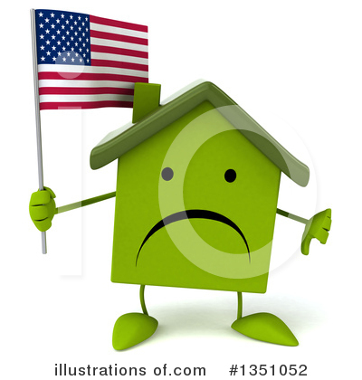 Green Home Clipart #1351052 by Julos