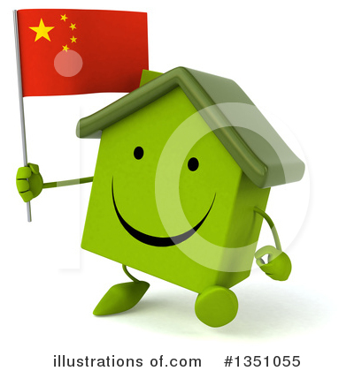 Green Home Clipart #1351055 by Julos