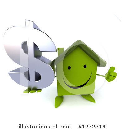 Green Home Clipart #1272316 by Julos
