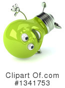Green Light Bulb Clipart #1341753 by Julos