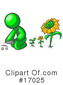 Green Man Clipart #17025 by Leo Blanchette
