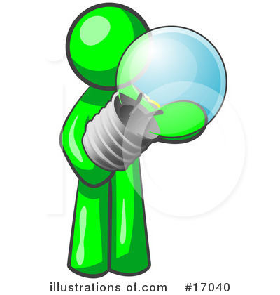 Lightbulb Clipart #17040 by Leo Blanchette