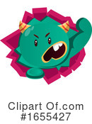 Green Monster Clipart #1655427 by Morphart Creations