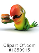 Green Parrot Clipart #1350915 by Julos