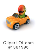 Green Parrot Clipart #1381996 by Julos