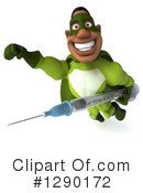 Green Super Hero Clipart #1290172 by Julos