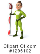 Green Super Hero Clipart #1296102 by Julos