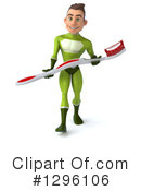 Green Super Hero Clipart #1296106 by Julos