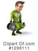 Green Super Hero Clipart #1296111 by Julos