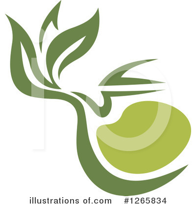 Royalty-Free (RF) Green Tea Clipart Illustration by Vector Tradition SM - Stock Sample #1265834