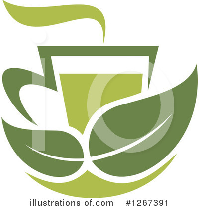 Royalty-Free (RF) Green Tea Clipart Illustration by Vector Tradition SM - Stock Sample #1267391