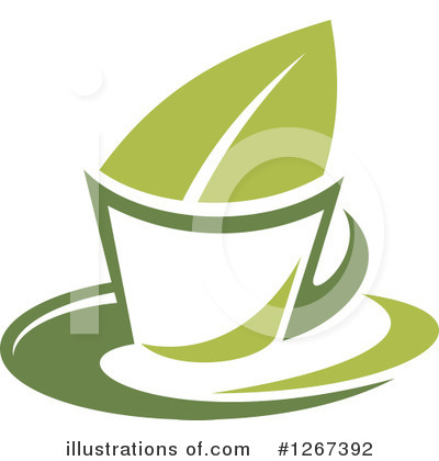 Royalty-Free (RF) Green Tea Clipart Illustration by Vector Tradition SM - Stock Sample #1267392