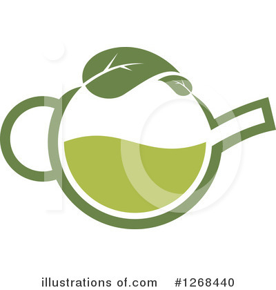 Royalty-Free (RF) Green Tea Clipart Illustration by Vector Tradition SM - Stock Sample #1268440