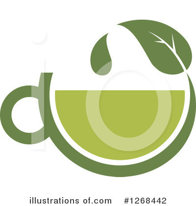 Royalty-Free (RF) Green Tea Clipart Illustration by Vector Tradition SM - Stock Sample #1268442