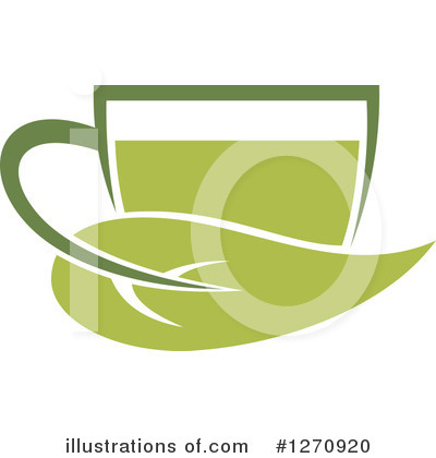 Royalty-Free (RF) Green Tea Clipart Illustration by Vector Tradition SM - Stock Sample #1270920