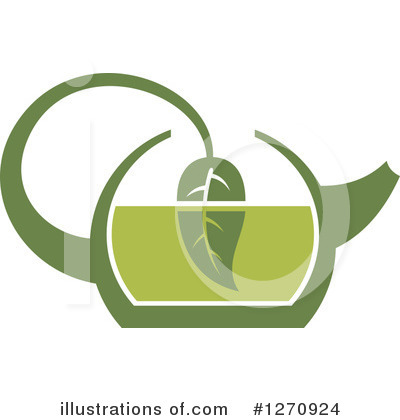 Royalty-Free (RF) Green Tea Clipart Illustration by Vector Tradition SM - Stock Sample #1270924