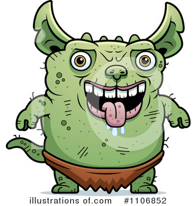 Monster Clipart #1106852 by Cory Thoman
