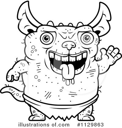 Royalty-Free (RF) Gremlin Clipart Illustration by Cory Thoman - Stock Sample #1129863