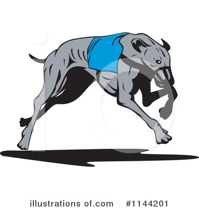 Greyhound Clipart #1144201 by patrimonio