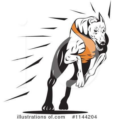 Greyhound Clipart #1144204 by patrimonio