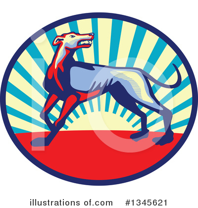 Greyhound Clipart #1345621 by patrimonio