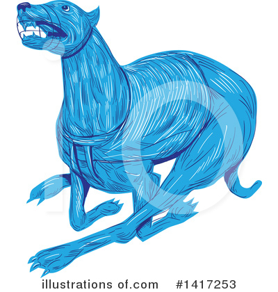 Greyhound Clipart #1417253 by patrimonio