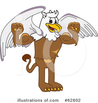 Griffin Character Clipart #62802 by Mascot Junction