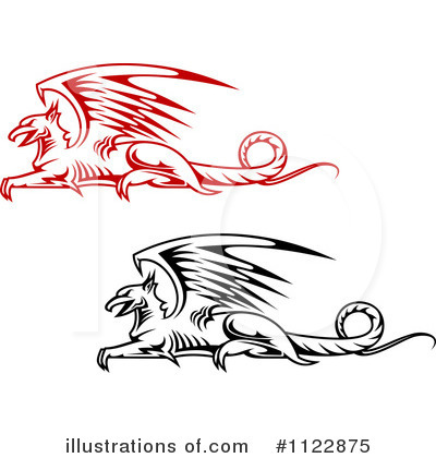 Royalty-Free (RF) Griffin Clipart Illustration by Vector Tradition SM - Stock Sample #1122875
