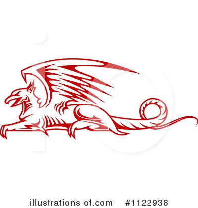 Royalty-Free (RF) Griffin Clipart Illustration by Vector Tradition SM - Stock Sample #1122938