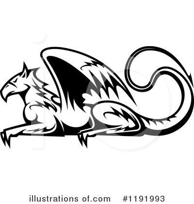 Royalty-Free (RF) Griffin Clipart Illustration by Vector Tradition SM - Stock Sample #1191993