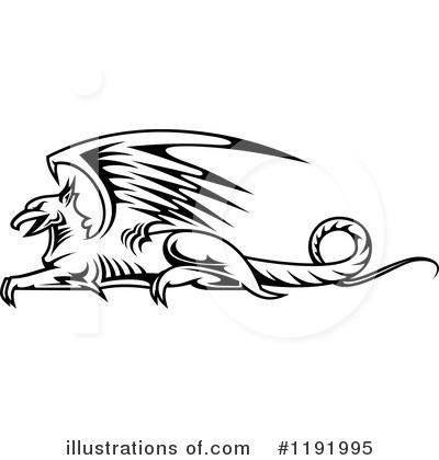 Royalty-Free (RF) Griffin Clipart Illustration by Vector Tradition SM - Stock Sample #1191995