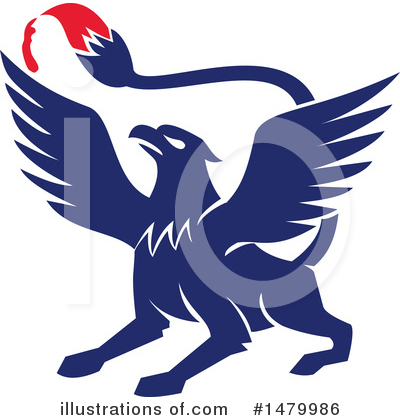 Royalty-Free (RF) Griffin Clipart Illustration by patrimonio - Stock Sample #1479986
